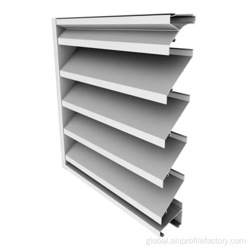 Exterior Louvered Shutters High-quality aluminum louver profiles Factory